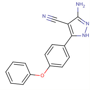 CAS330792-70-61H-Pyrazole-4-carbonitrile, 3-amino-5-(4-phenoxyphenyl)-2