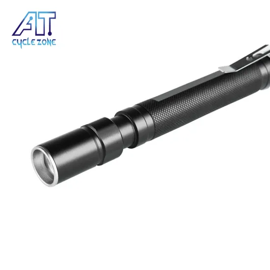 AT Pen-Style Telescopic Zoom Flashlight: A Compact and Portable LED Mini flashlight