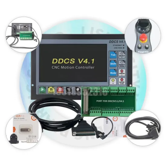 DDCS V4.1 Off-line CNC Controller Kit - 4 Axis, 500KHz for Milling Machine, 7 Inch Display