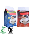 Good Seal Ability Block Bottom Biodegradable Tea Packaging