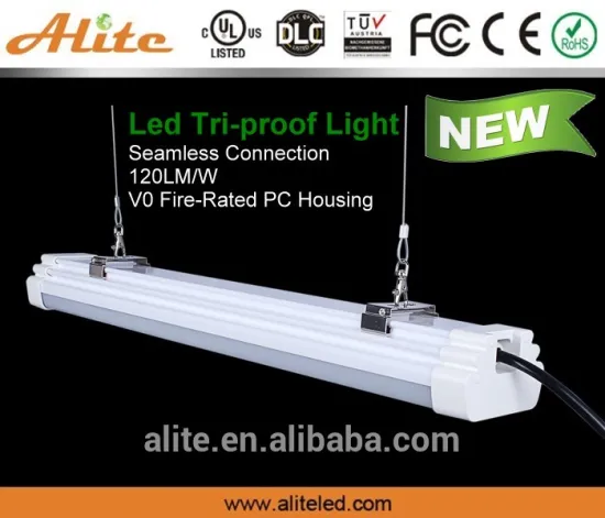 Smart sensor emergency 3FT 4FT triproof linear luminaires led vapour proof fitting