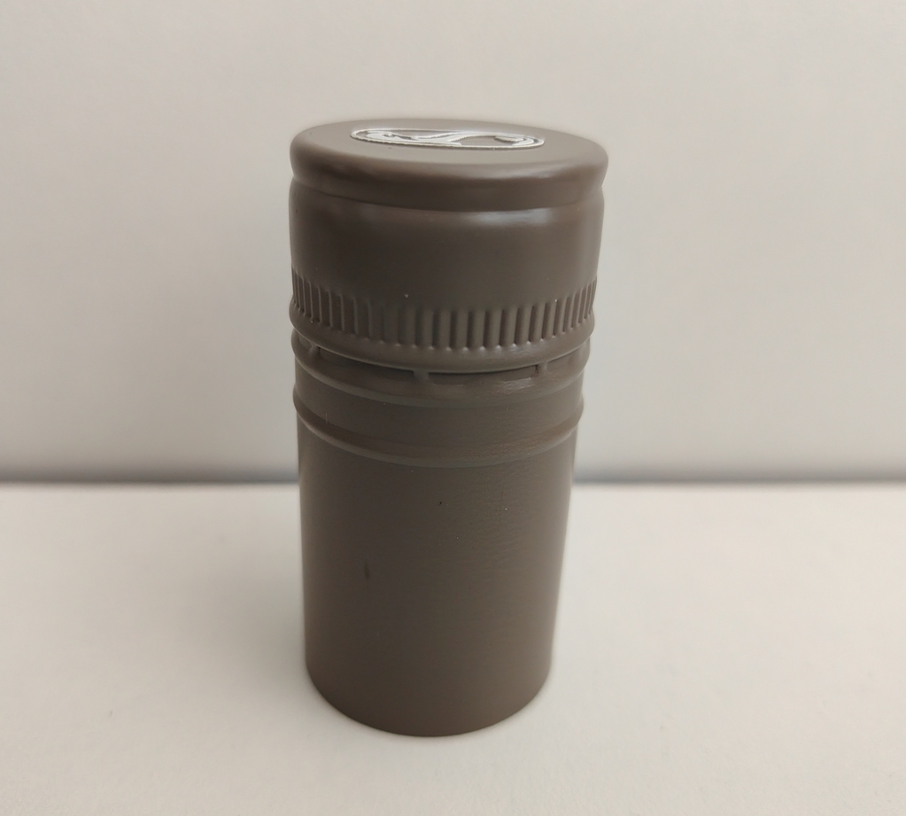 Embossed/shaved Logo on top Aluminium Cap for wine bottle