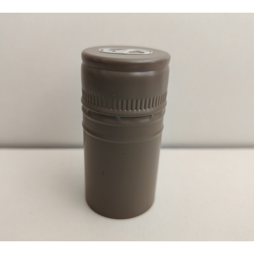 Embossed/shaved Logo on top Aluminium Cap for wine bottle