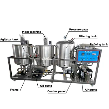 Sunflower Vegetable Refine Machine Manufacturer for Edible Oil Purification