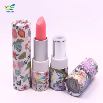 Eco friendly printing luxury custom lipstick biodegradable lip balm tubes
