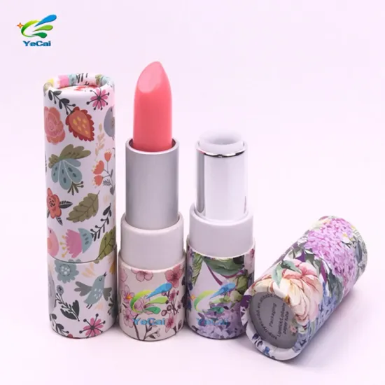 Eco friendly printing luxury custom lipstick biodegradable lip balm tubes