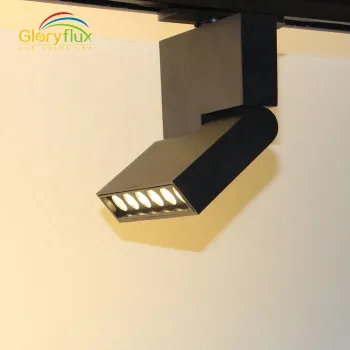 Modern 12W LED Track Lighting: High-Sale, Rotatable & Aluminum Body for Office Applications