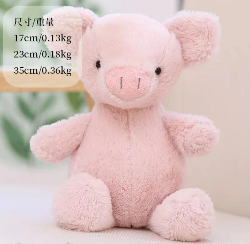 Un animale di peluche rosa magy magy