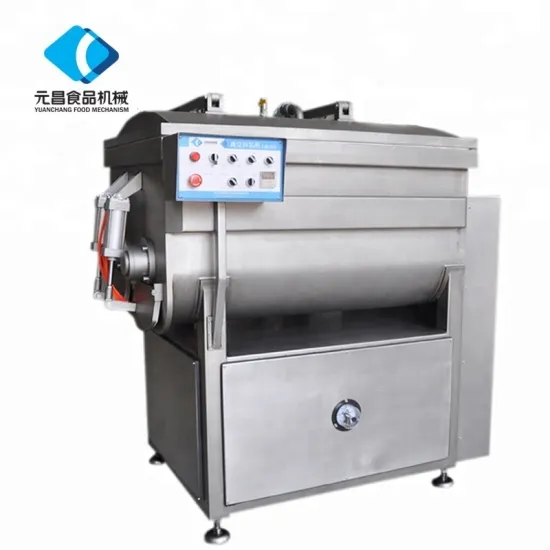 High Quality Vacuum Minced Meat Mixer with Elevator