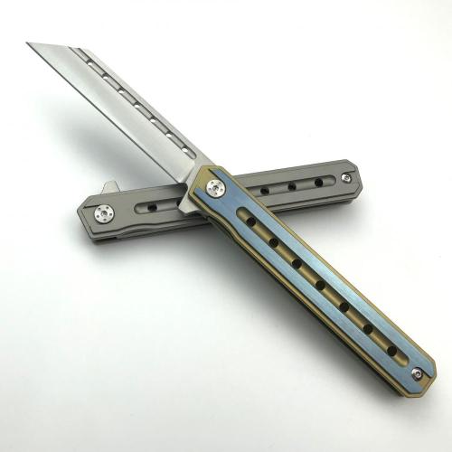 Confezione regalo per coltellino tascabile pieghevole tattica in fibra di carbonio