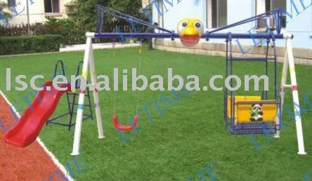 Children Outdoor Swing Slide Seesaw