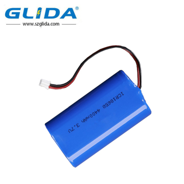 Rechargeable 1s2p 18650 lithium iron 3.7v 4400mah battery pack