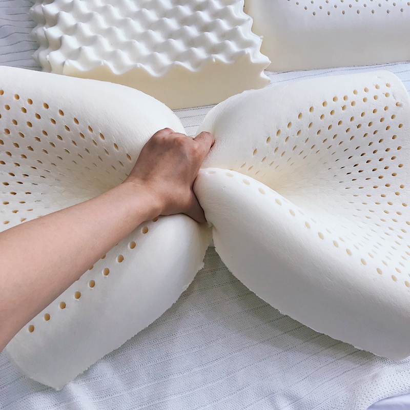 100% latex Foam Pillow With Bamboo Washable Cover