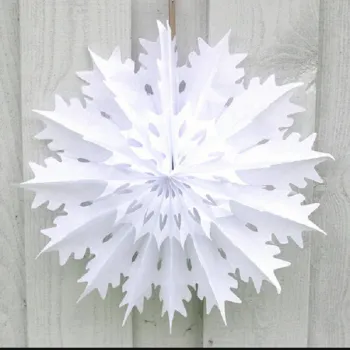 Manufacturer decoupage tissue paper fan decoration