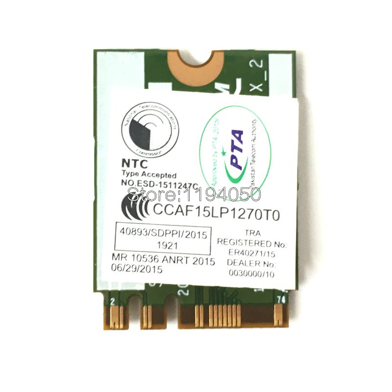 BCM94350ZAE DW1820A 802.11AC 867Mbps bcm94350 M.2 NGFF Wi-Fi Wireless network card is better than bcm94352z dw1820