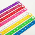 Pulseras de silicona del botón de encanto de personaje de bricolaje de niños personalizados