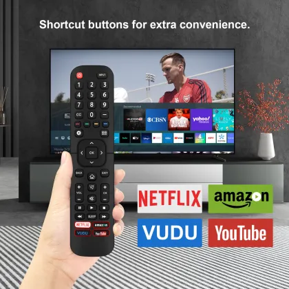 Universal Infrared Remote Control for Hisense Smart TVs