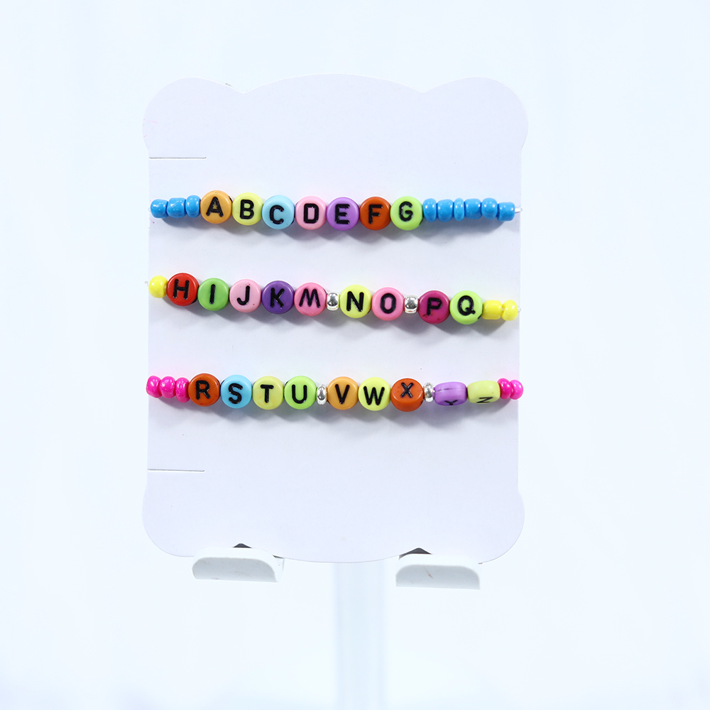 Set di braccialette combinate da 26 lettere