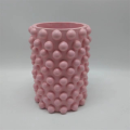 Текстурированная керамическая ваза Pink Bubble