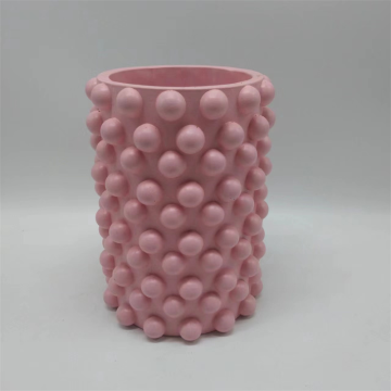 Текстурированная керамическая ваза Pink Bubble
