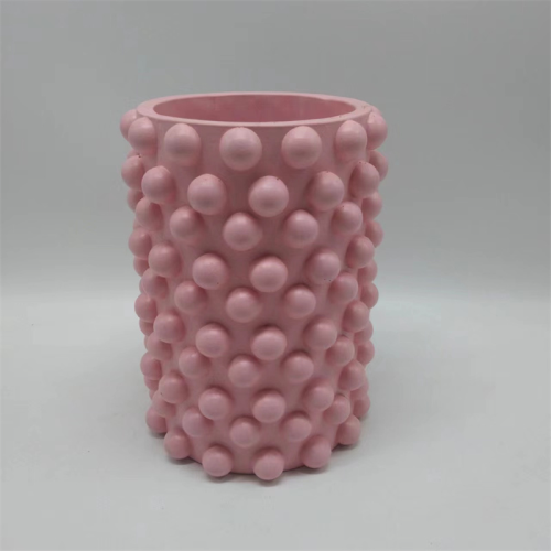 Текстурированная керамическая ваза Pink Bubble