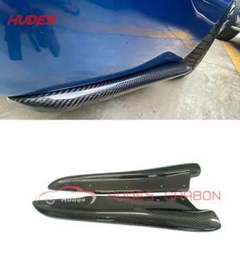 Splitter labbro posteriore in fibra di carbonio compatibile con 07-13 BMW E90 E92 E93 M3