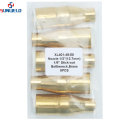 XL401-48-50 অগ্রভাগ 1/2''(12.7mm) 1/8''স্টিক-আউট বটলনেক, ব্রাস