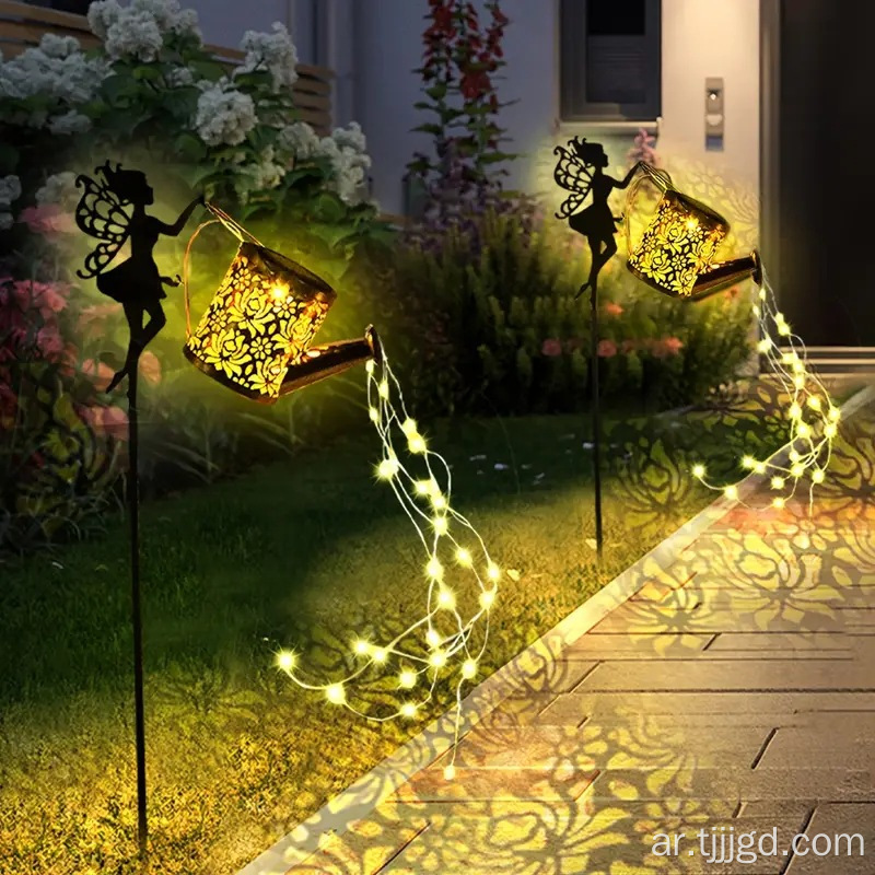 أضواء غلاية ملاك الحديقة الشمسية