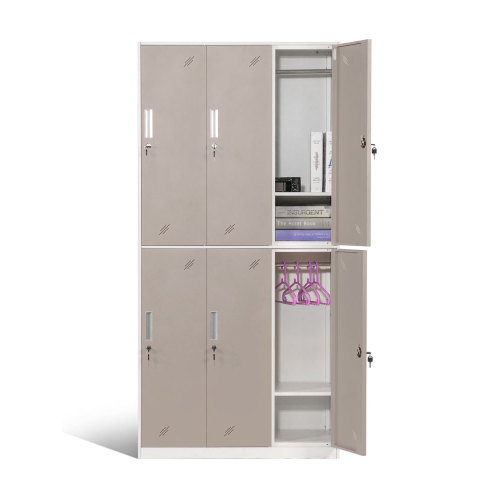 6 locker de aço do compartimento para a escola
