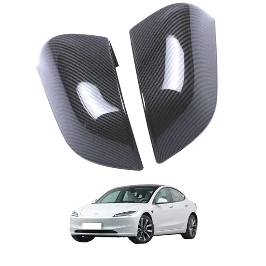 OEM Car ABS Carbon Fiber Exterior Accessories for 2023 Tesla Model 3 Highland Rearview Mirror Cover Full Package