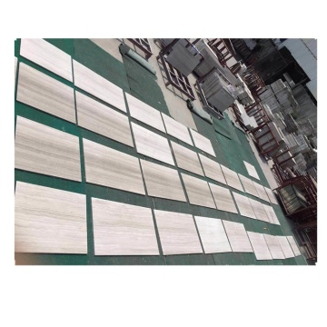 China Cheap Price 12"x12" Natural White Wood Vein Marble Floor Tiles