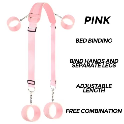 Kit de cativeiro preto rosa