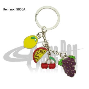 Fruit style Key Ring Pen Ornament for gift set
