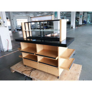 Custom Modern Shop Cosmetic Gondola Shelving Rack-2