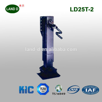 Stabilizer Support Gearbox Inside Semi Truck Heavy Duty One Handle Landing Gear Jack 25 Tons Trailer Legs