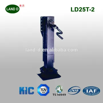 Heavy Duty Truck Drop Gearbox Inside One Handle Jack Leg Semi Trailer 25 Tons Landing Gears