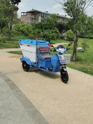 City sanitation garbage truck