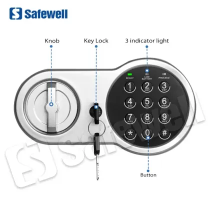 Safewell Cash Safety Electronic Safe Deposit Box