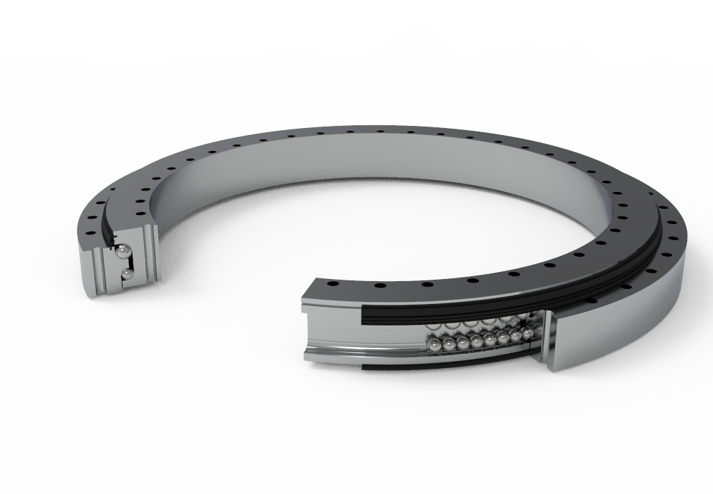 بلبرینگ دو ردیفه زاویه دار بدون دندانه