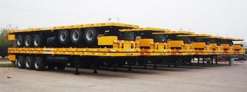 treler traktor terpakai flatbed untuk dijual oleh pemilik