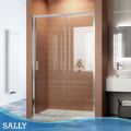 Sally recoves puertas de ducha deslizantes de vidrio enmarcadas de 6 mm