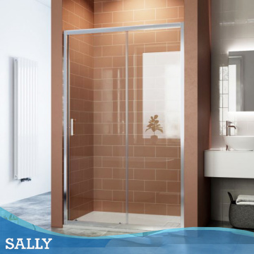 SALLY Recesses Framed 6MM Glass Sliding Shower Doors