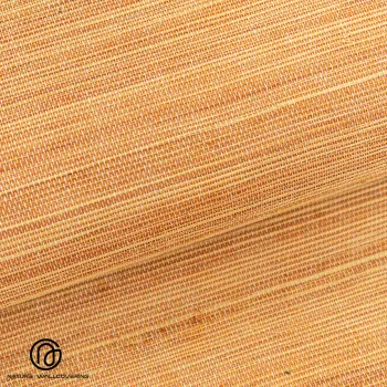 Warm Yellow Gradient Handcrafted Hemp Wallpaper