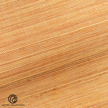 Papel de parede de cânhamo artesanal com gradiente amarelo quente