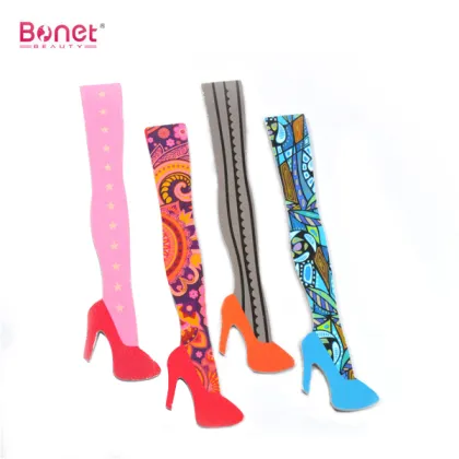 Foot Shape Colorful Nail File Set