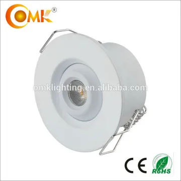 3w adjustable 220-240v 50-60hz white round small interior cabinet light