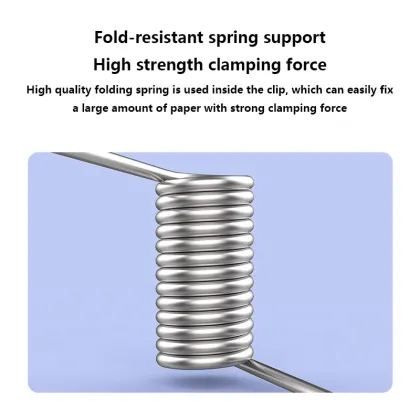 Deli 9532 Folder Stationery - Multifunctional Long Tail Clip