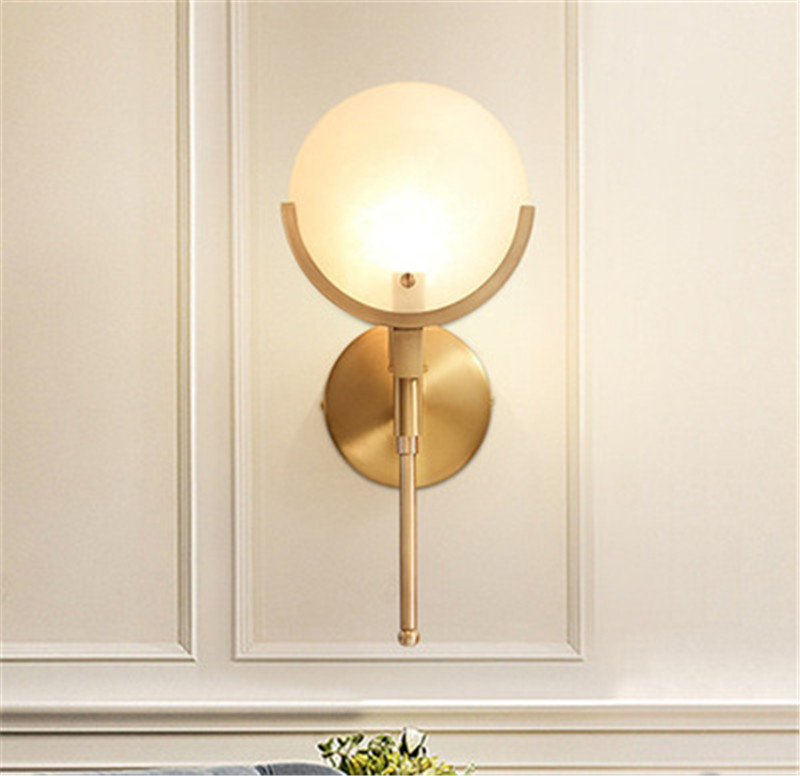 Bedroom Metal Wall LampsofApplication Brass Sconce