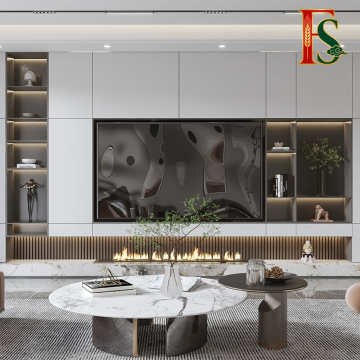 Premium Panel Custom Living Room TV Cabinet