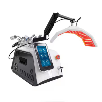 6-in-1 Skin Scrubber RF LED Light Therapy Facial Beauty Machine